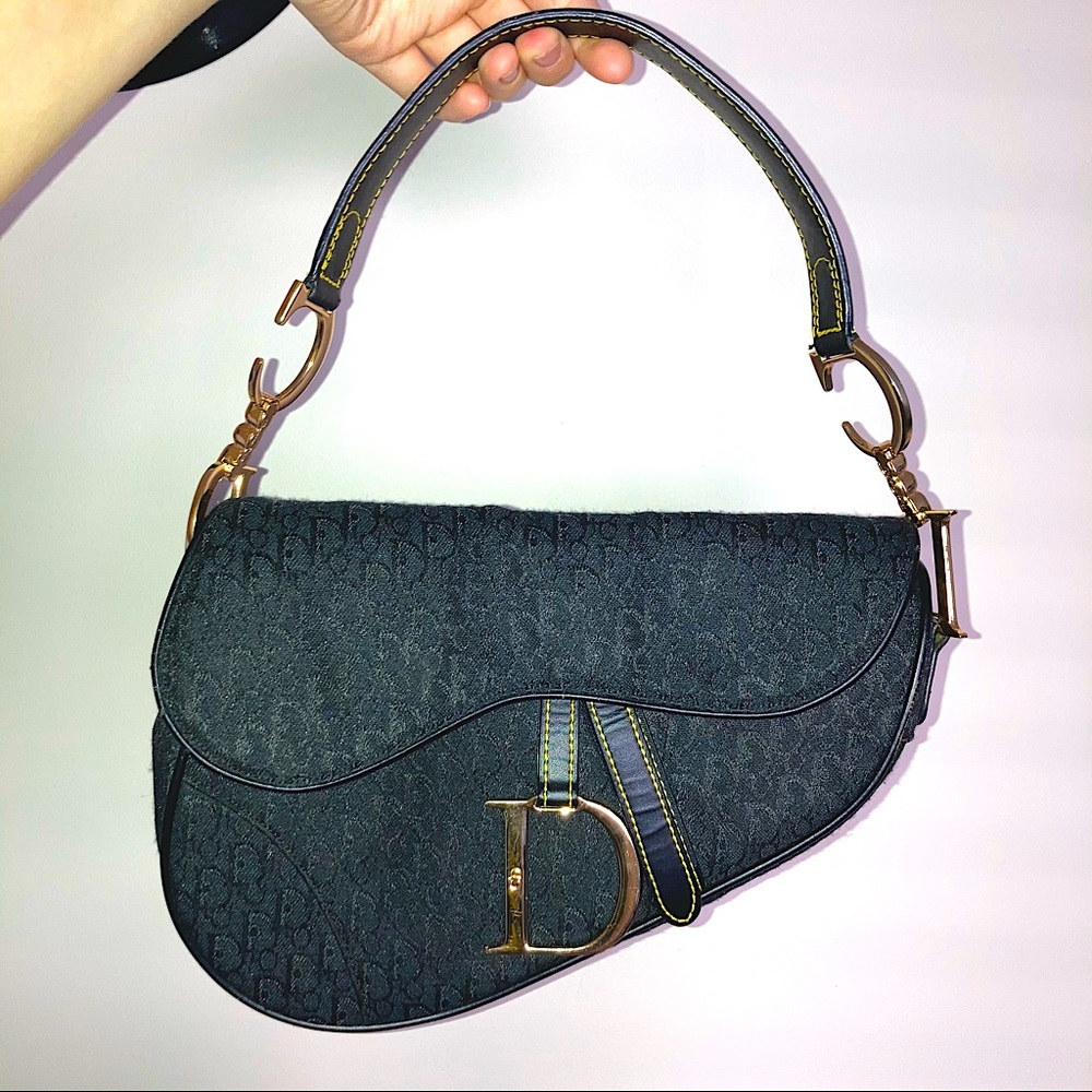 Vintage Christian Dior saddlebag